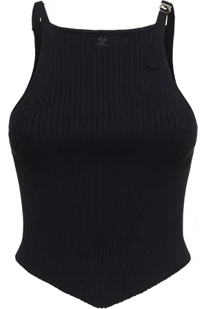 Courrèges Tanktop Aus Strickripp
