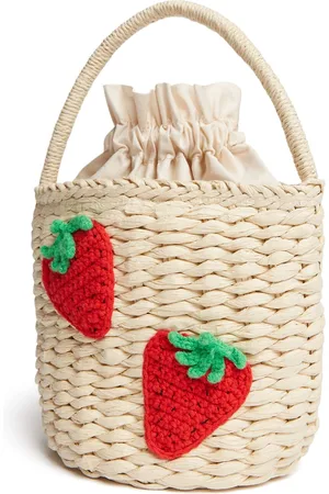 Stella McCartney Beuteltasche Aus Raffia