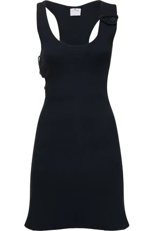 Courrèges Strickkleid Mit Schnalle „90‘s“