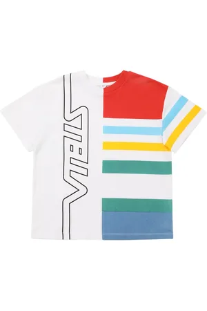 Stella McCartney Bedrucktes T-shirt Aus Baumwolljersey