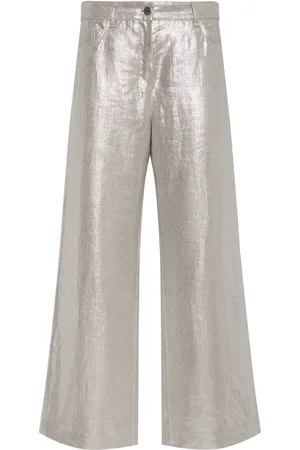 Max Mara Beschichtete Hose Aus Leinen „malika“