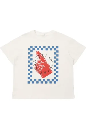 Stella McCartney Bedrucktes T-shirt Aus Baumwolljersey