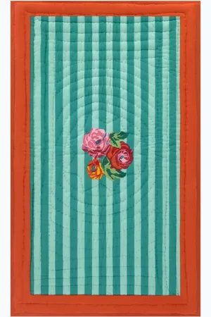LISA CORTI Steppdecke „nazim Stripes Aqua Veronese Junior“