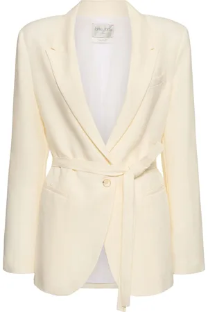 FORTE FORTE Belted Linen Canvas Jacket
