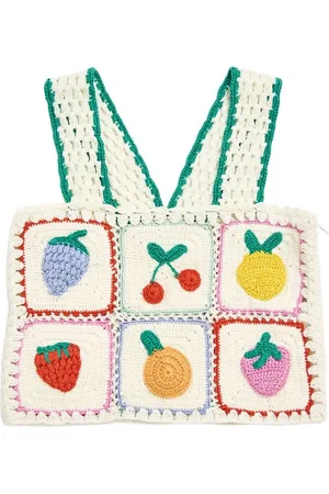 Stella McCartney Besticktes Baumwollstrickoberteil