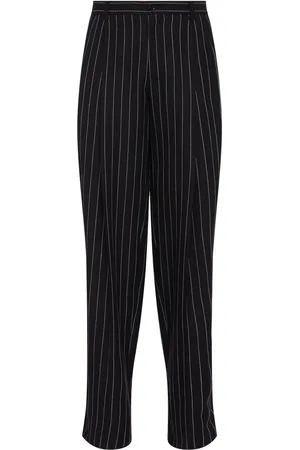 Dolce & Gabbana Hose Aus Leinenmischung Mit Doppelfalte