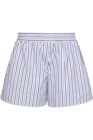Paco rabanne Striped Cotton Poplin Shorts