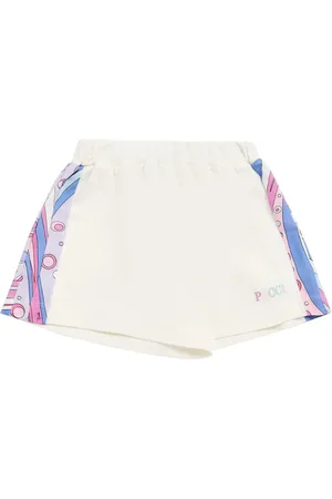 Puccini Gestreifte Shorts Aus Baumwollinterlock