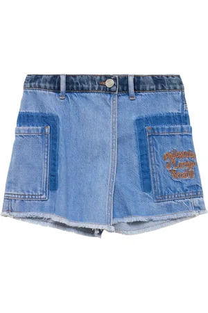 Philosophy Wickelshorts Aus Baumwolldenim