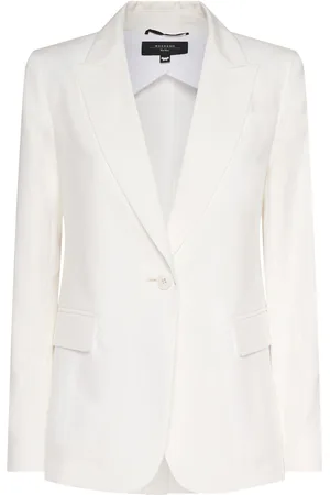 Max Mara Weites Jackett Aus Baumwolle Und Leinen „quito“