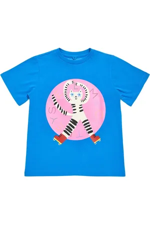 Stella McCartney Bedrucktes T-shirt Aus Baumwolljersey