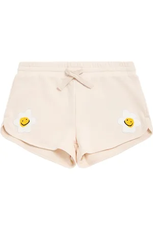 Stella McCartney Shorts Aus Baumwollfleece Mit Druck