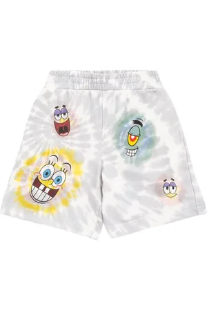 Stella McCartney Shorts Aus Baumwollfleece Mit Druck