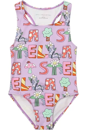 Stella McCartney Recycelter Badeanzug Mit Druck