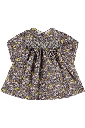 BONPOINT Bedrucktes Kleid Aus Baumwollpopeline
