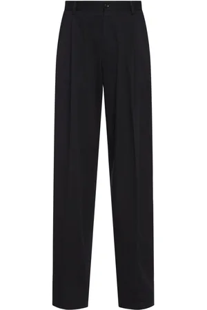 Dolce & Gabbana Hose Aus Leinenmischung Mit Doppelfalte