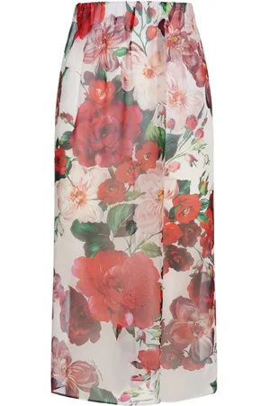 Dolce & Gabbana Midirock Aus Chiffon Mit Druck
