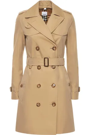 Burberry Kurzer Trenchcoat Aus Technobaumwolle „islington“