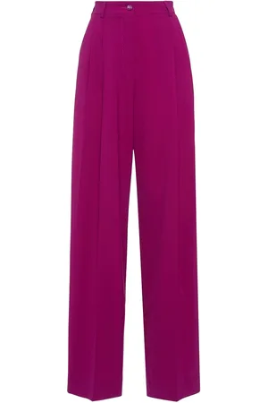 Dolce & Gabbana Weite Hose Aus Stretch-wolle