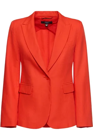 Max Mara Weites Jackett Aus Baumwolle Und Leinen „quito“