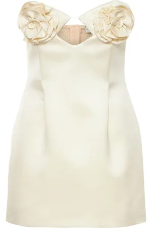MAGDA BUTRYM Bustier-minikleid Aus Seiden/wollsatin