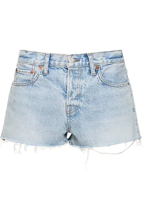 RE/DONE Mittelhohe Denim-shorts „ & Pam“