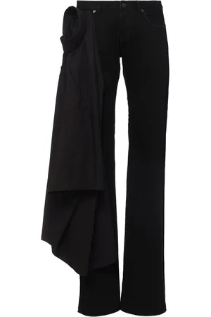 Balenciaga Schmale Hose Aus Baumwolle Mit Niedrigem Bund