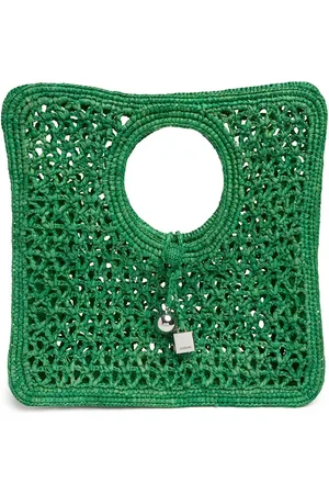 Jacquemus Tote Aus Raffia "le Petit Carre Spiaggia“