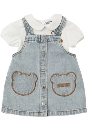 Moschino T-shirt Aus Baumwolle Und Denimkleid