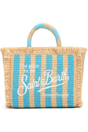 MC2 SAINT BARTH Tote Aus Stroh Mit Logo