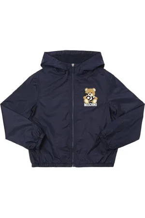 Moschino Kapuzenjacke Aus Nylon Mit Reißverschluss