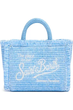 MC2 SAINT BARTH Tote Aus Stroh Mit Logo