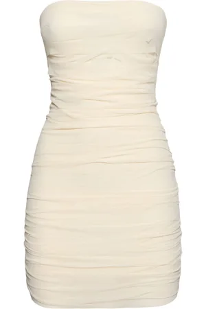 Maison Margiela Minikleid Aus Jerseymesh Mit Verzierung