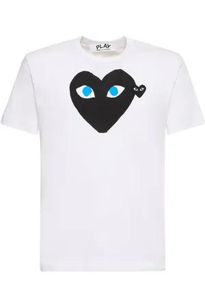 Comme des Garçons T-shirt Aus Baumwolle Mit Logo „play“