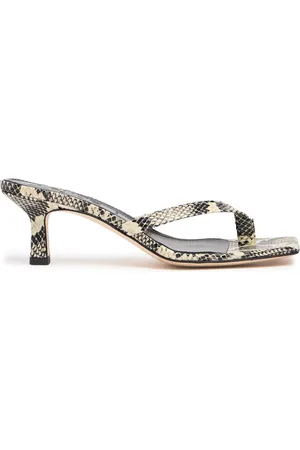 Aeyde 55mm Hohe Sandalen Aus Leder Mit Druck „wilma“