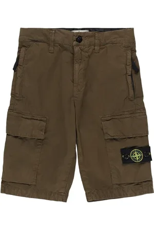 Stone Island Cargoshorts Aus Stretch-baumwollgabardine
