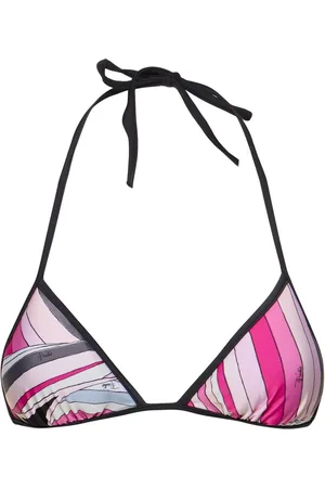 Puccini Bedrucktes Bikini-oberteil Aus Lycra