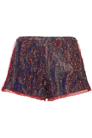 DRIES VAN NOTEN Jacquard-shorts Mit Print „pinky“