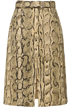 DRIES VAN NOTEN Jacquard-rock Mit Schlangenmuster „sheraz“