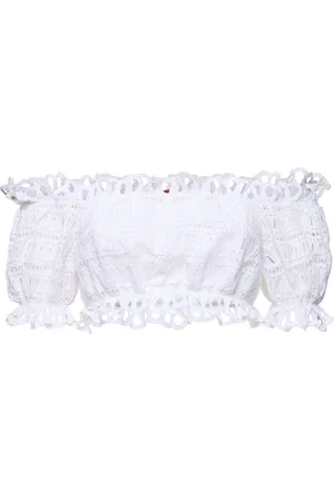 ERMANNO SCERVINO Crop-top Aus Baumwollpopeline