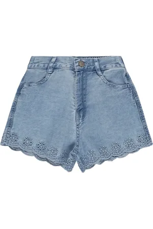 The New Society Shorts Aus Baumwollchambray