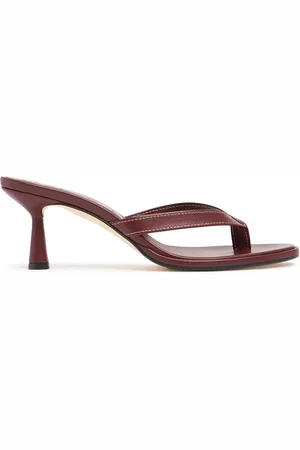 Aeyde 75mm Hohe Sandalen Aus Lackleder „daphne“