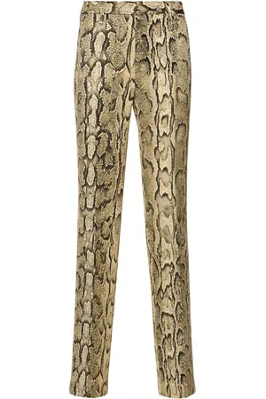 DRIES VAN NOTEN Hose Aus Jacquard Mit Schlangendruck „pulla“