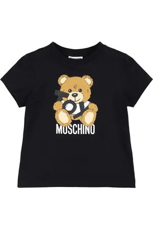 Moschino Bedrucktes T-shirt Aus Baumwolljersey