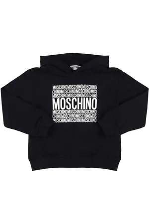Moschino Sweatshirt Aus Baumwolle Mit Kapuze Und Druck