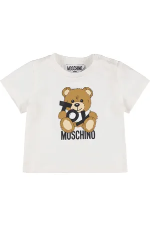 Moschino Bedrucktes T-shirt Aus Baumwolljersey