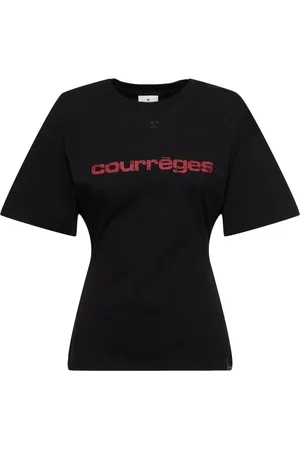 Courrèges T-shirt Mit Logodruck