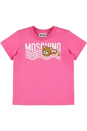 Moschino Bedrucktes T-shirt Aus Baumwolljersey