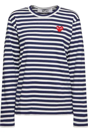 Comme des Garçons T-shirt Aus Baumwolljersey Mit Herzmotiv