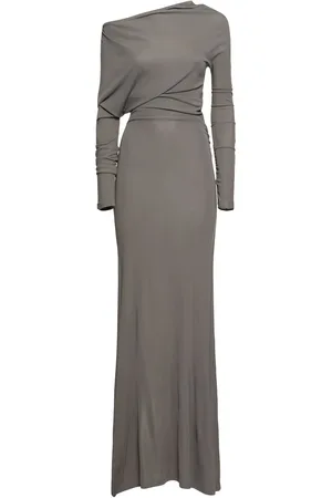 AYA MUSE Langes Viskosejerseykleid